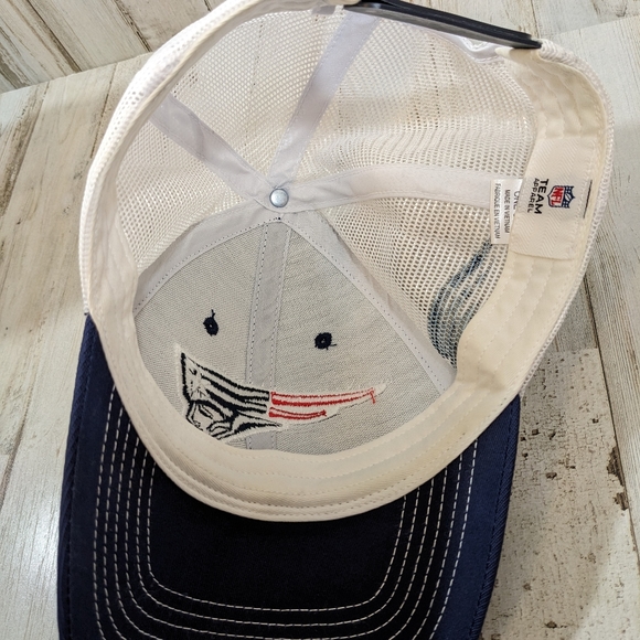 New England Patriots Fanatics Branded Fundamental Trucker Unstructured Adjustabl - Picture 5 of 5